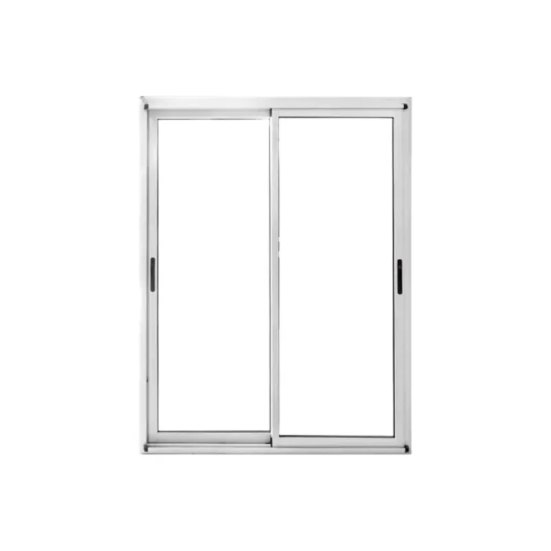 Ventana corrediza de aluminio blanco